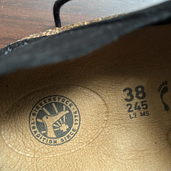 Birkenstock Black Suede Lace-Up Shoes - Picture 2 of 5